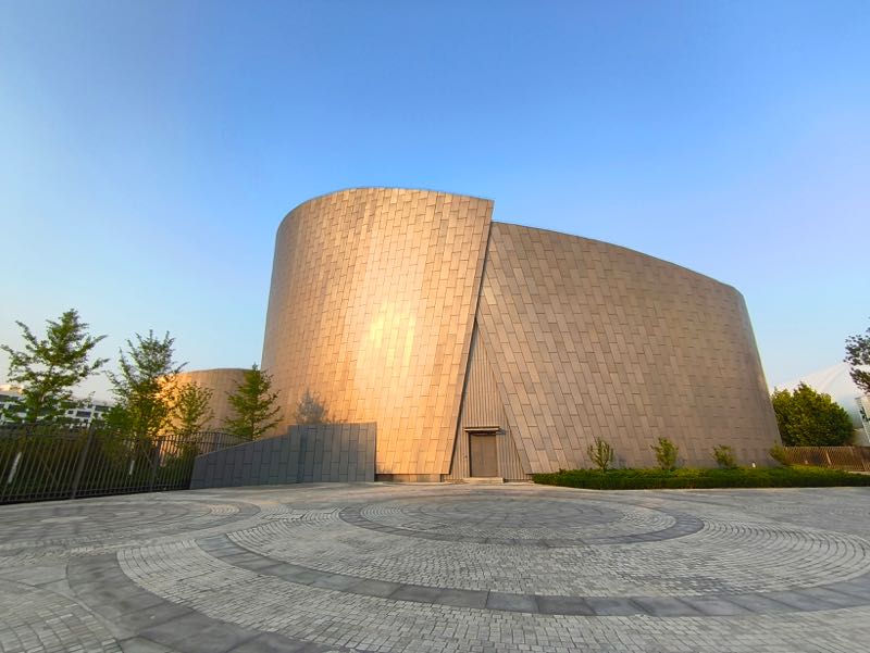 Campus architecture at Beijing Huijia Private School