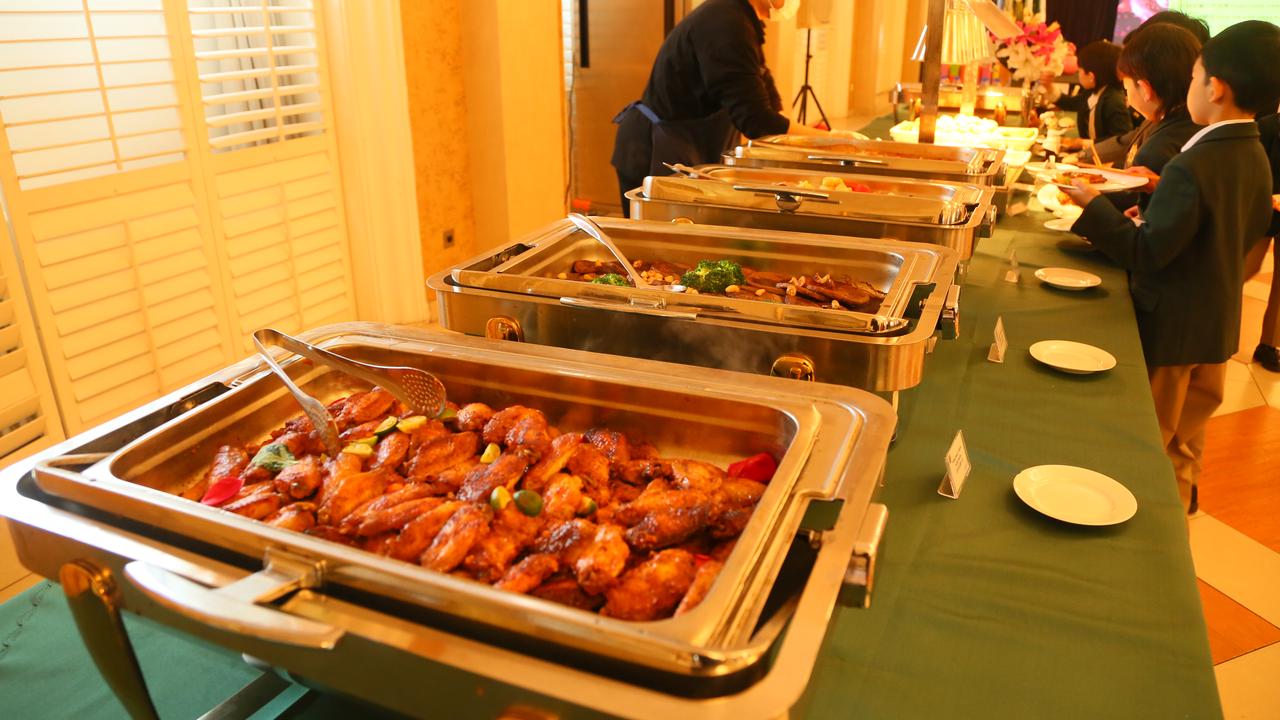 Meals provided for students during the program